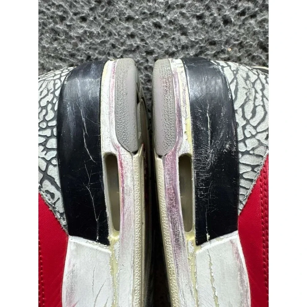 Air Jordan‎ 3 Retro SE Unite Lace-Up Sneakers Fire Red CK5692-600 Mens Size 11.5